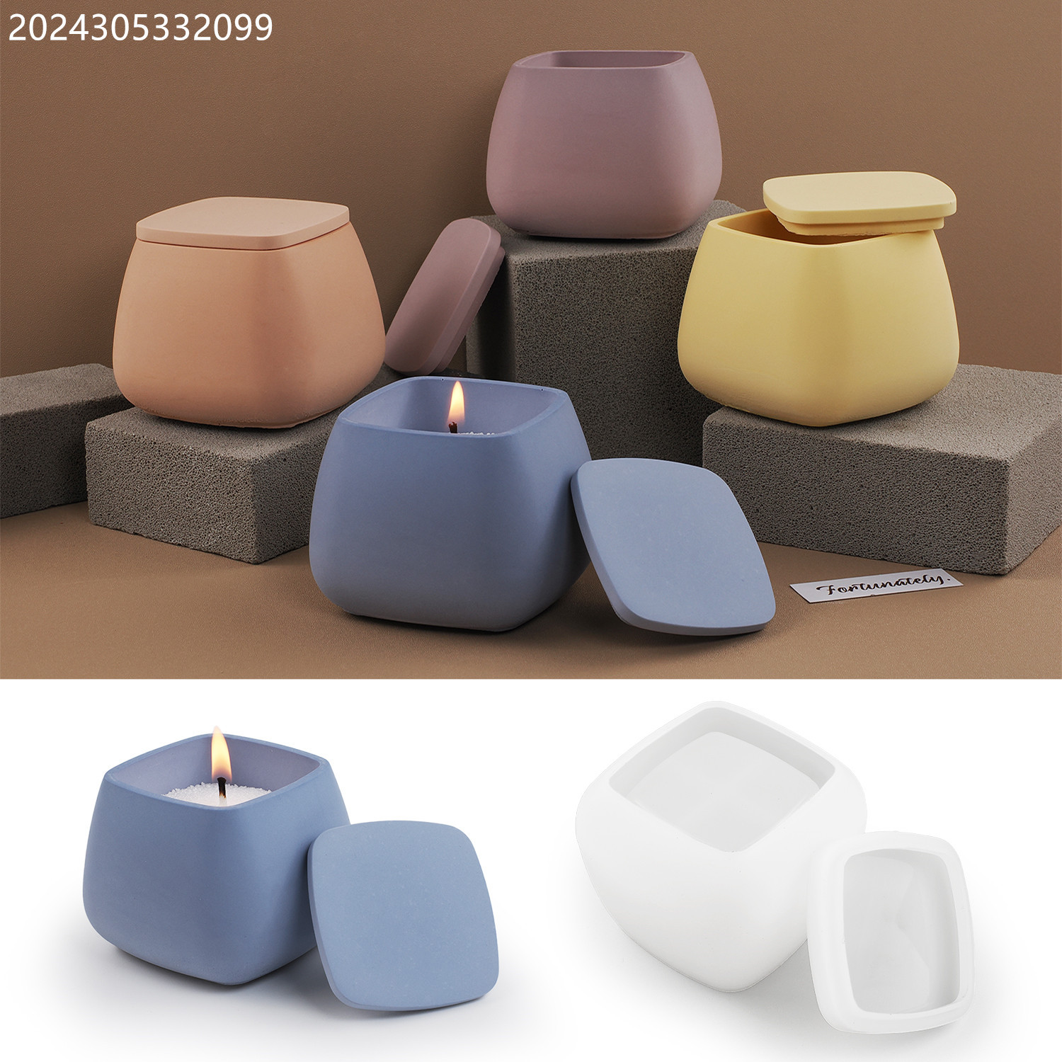 Resin Art Mold - DIY Epoxy Cement Plaster Silicone Mold