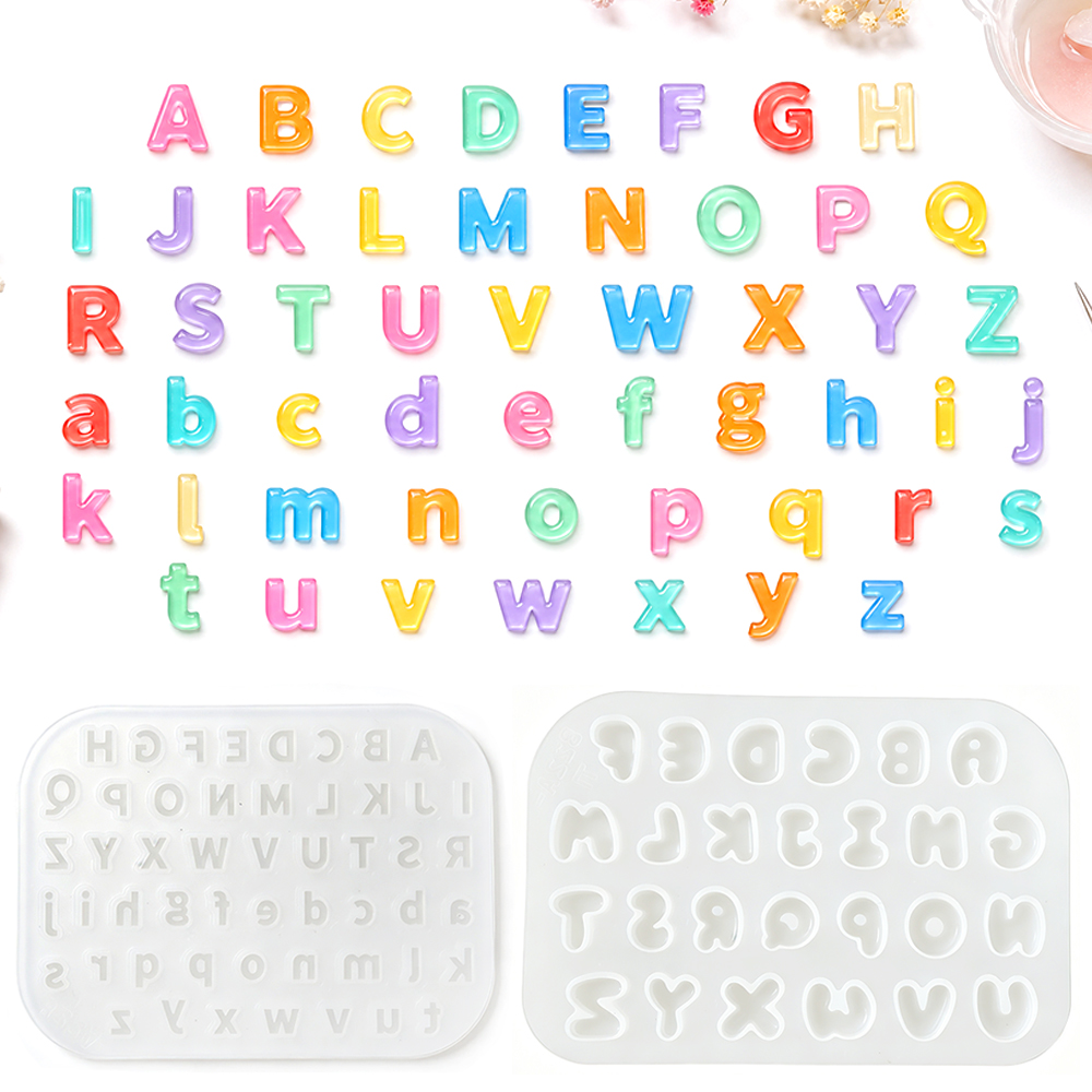 Resin Art Letters - S0321 Mini Size Silicone Mold for
