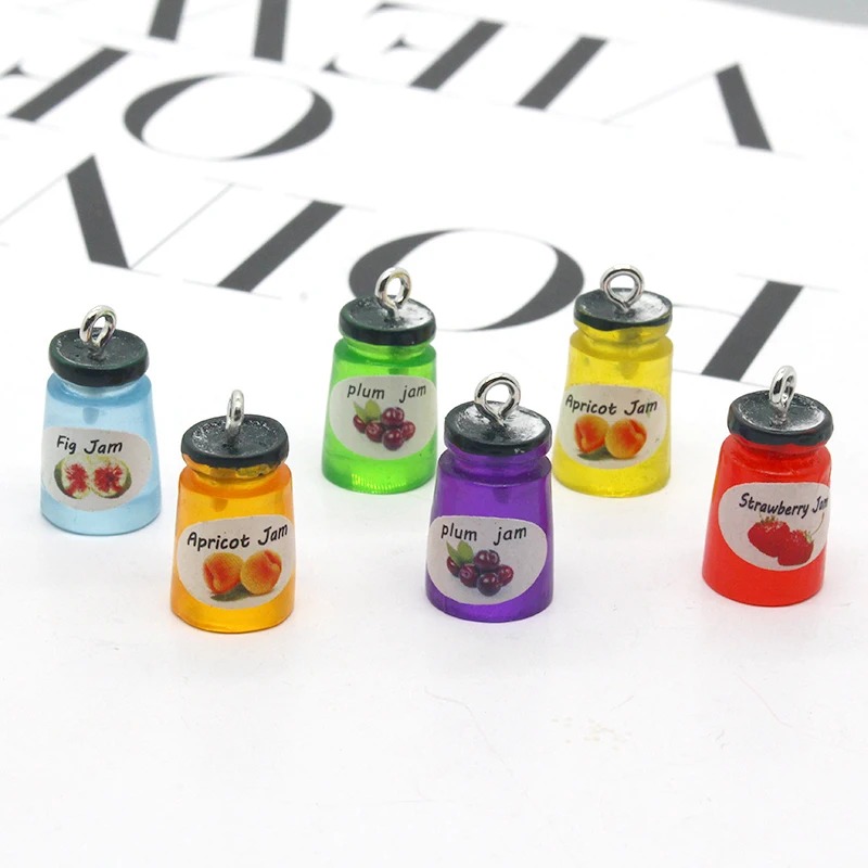 Resin Art Essentials - 10pcs/pack Strawberry Apple Fruit Jam Resin