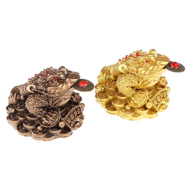Resin Art Table Top - Feng Shui Toad Money LUCKY Fortune