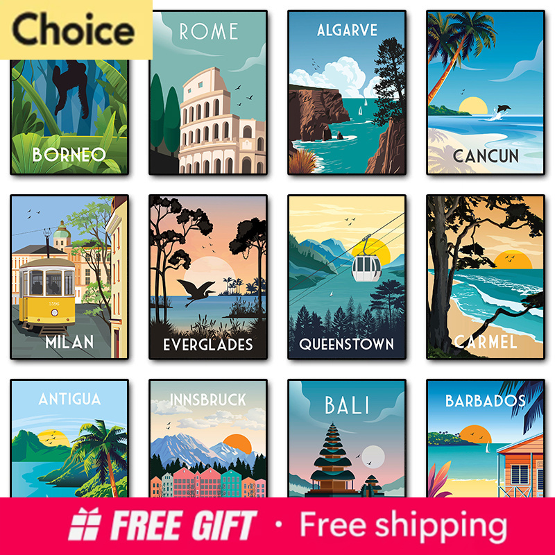 Resin Art Bali - 2026 Travel Illustrated Diamond Painting Carmel