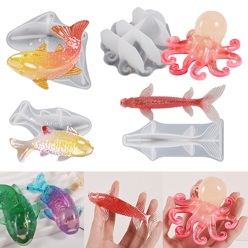 Resin Art Essentials - 3D Koi Fish Shaped Epoxy Resin