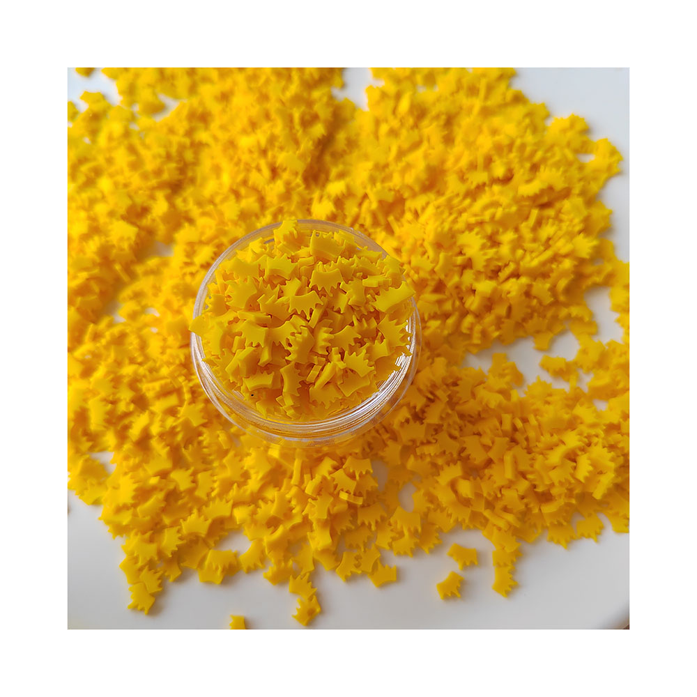 Resin Art Clay - Yellow Crown Slices Polymer Hot Clay