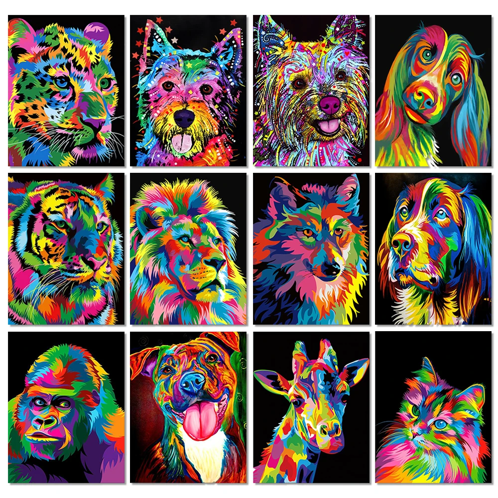 Resin Art All - 5D DIY Diamond Painting Animals Lion