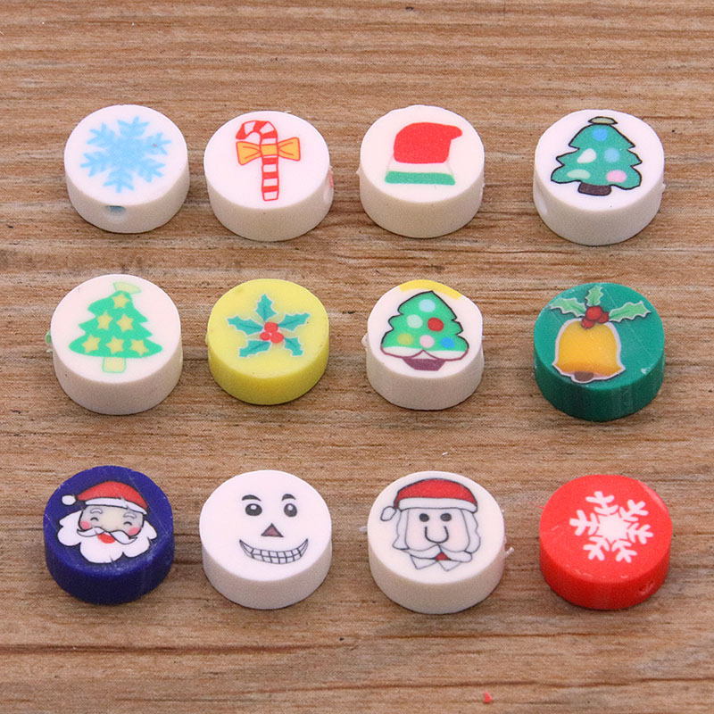Resin Art Clay - 30Pcs 14 Styles Mix Colors Christmas