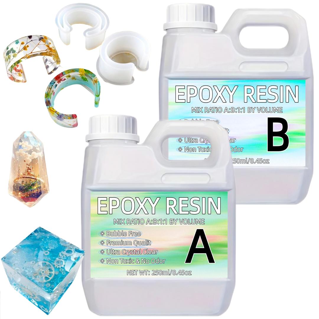 Resin Art Table Top - 16.9oz Clear Epoxy Resin Kit Casting