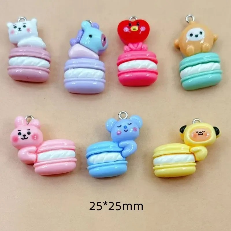 Resin Art Things - 10pcs Mixed Cartoon Resin Charms Tiny