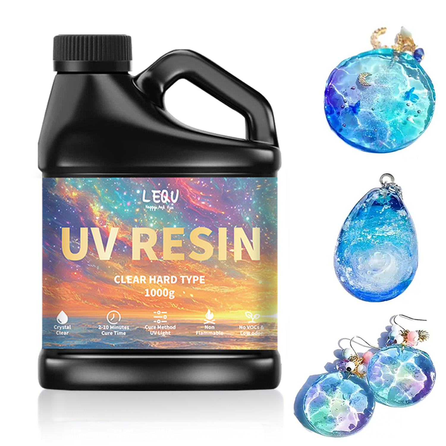 Resin Art Letters - 100/200/500/1000g UV Epoxy Resin Glue High