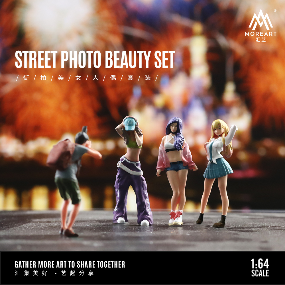 Resin Art Things - More Art 1:64 Action Figure Set,Street
