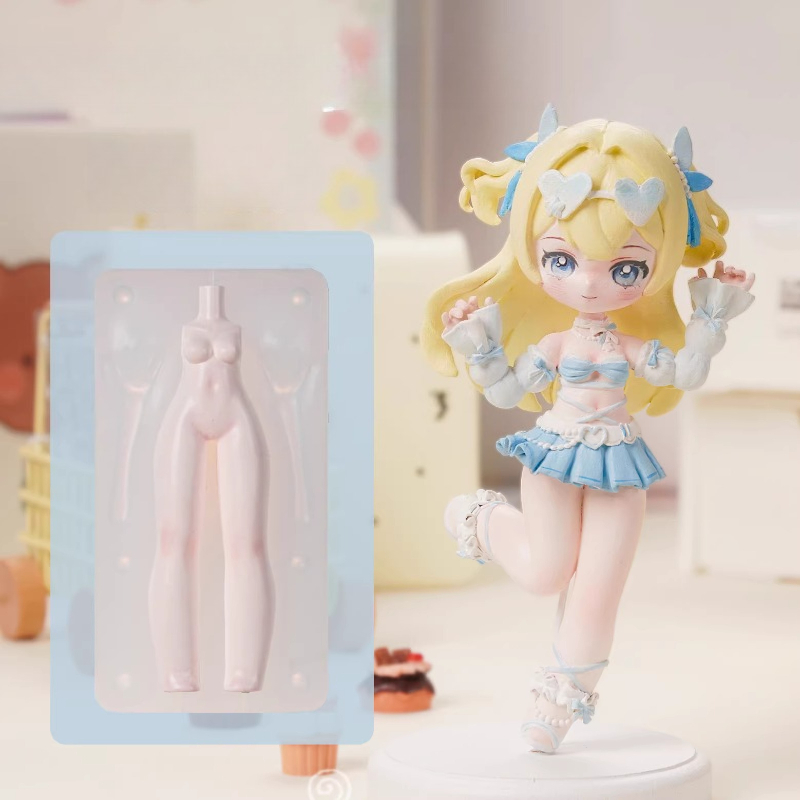 Resin Art Clay - Pottery Art Miniature Statue Body Molds