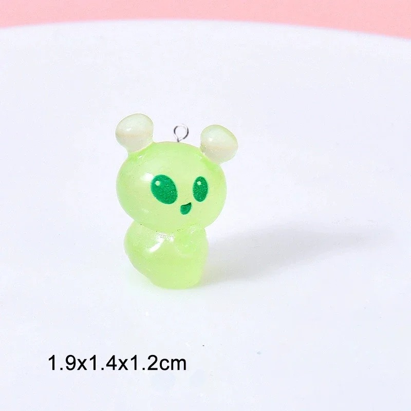 10Pcs Luminous Mini Green Alie - Resin Art Essentials review and price