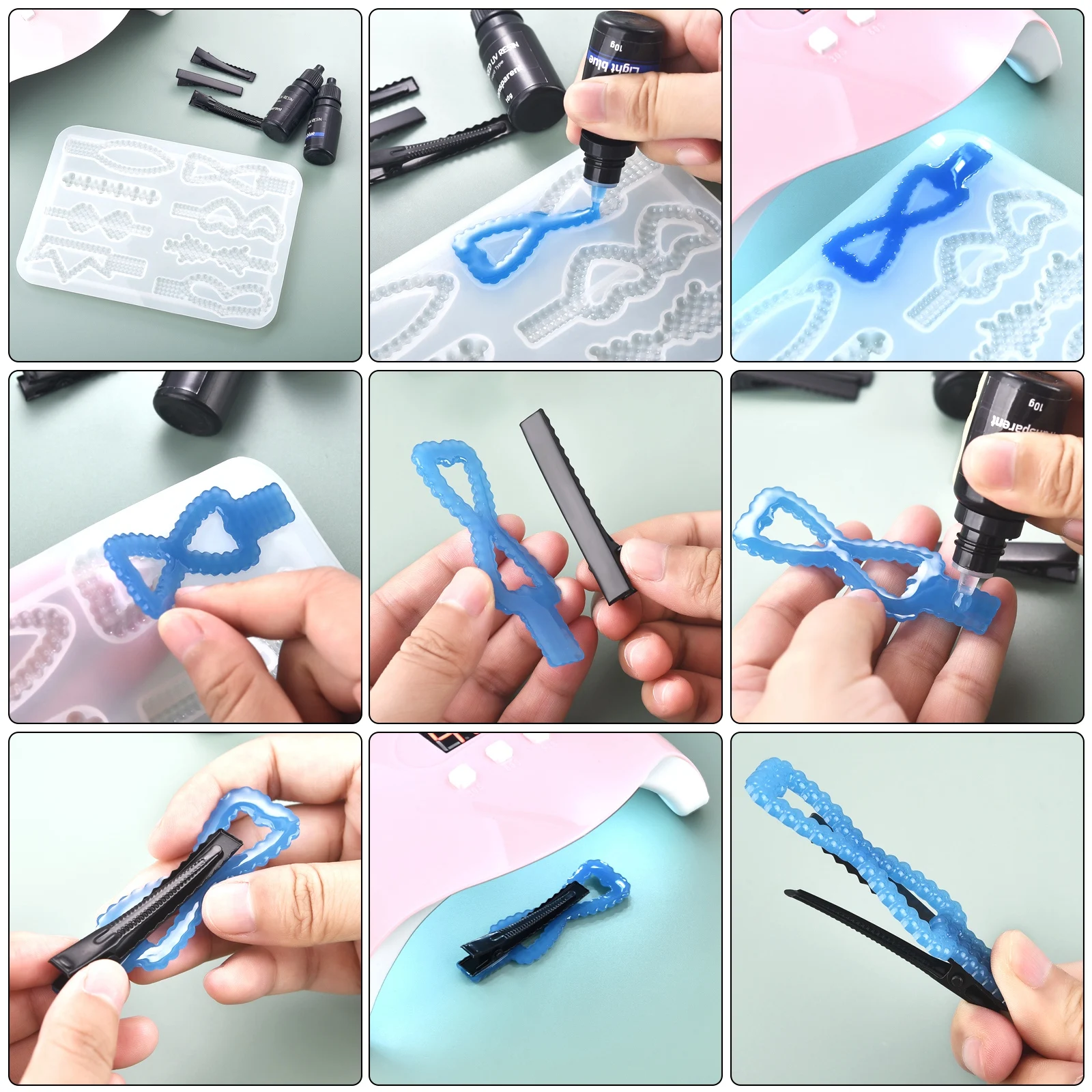 17 Colors UV Resin Glue 10ml E - Resin Art Letters review and price