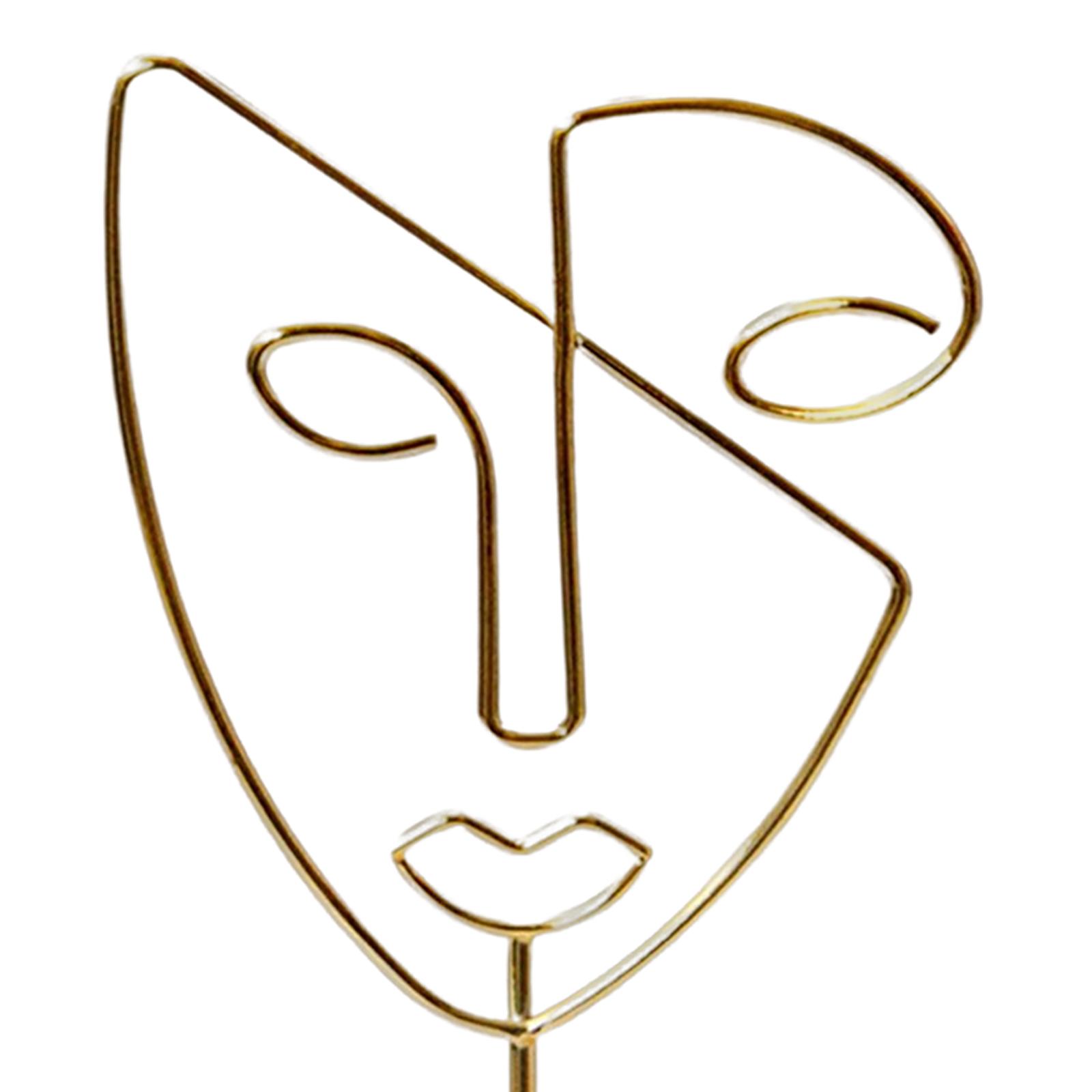 Decorative Figure Face Abstrac - Resin Art Studio review and price