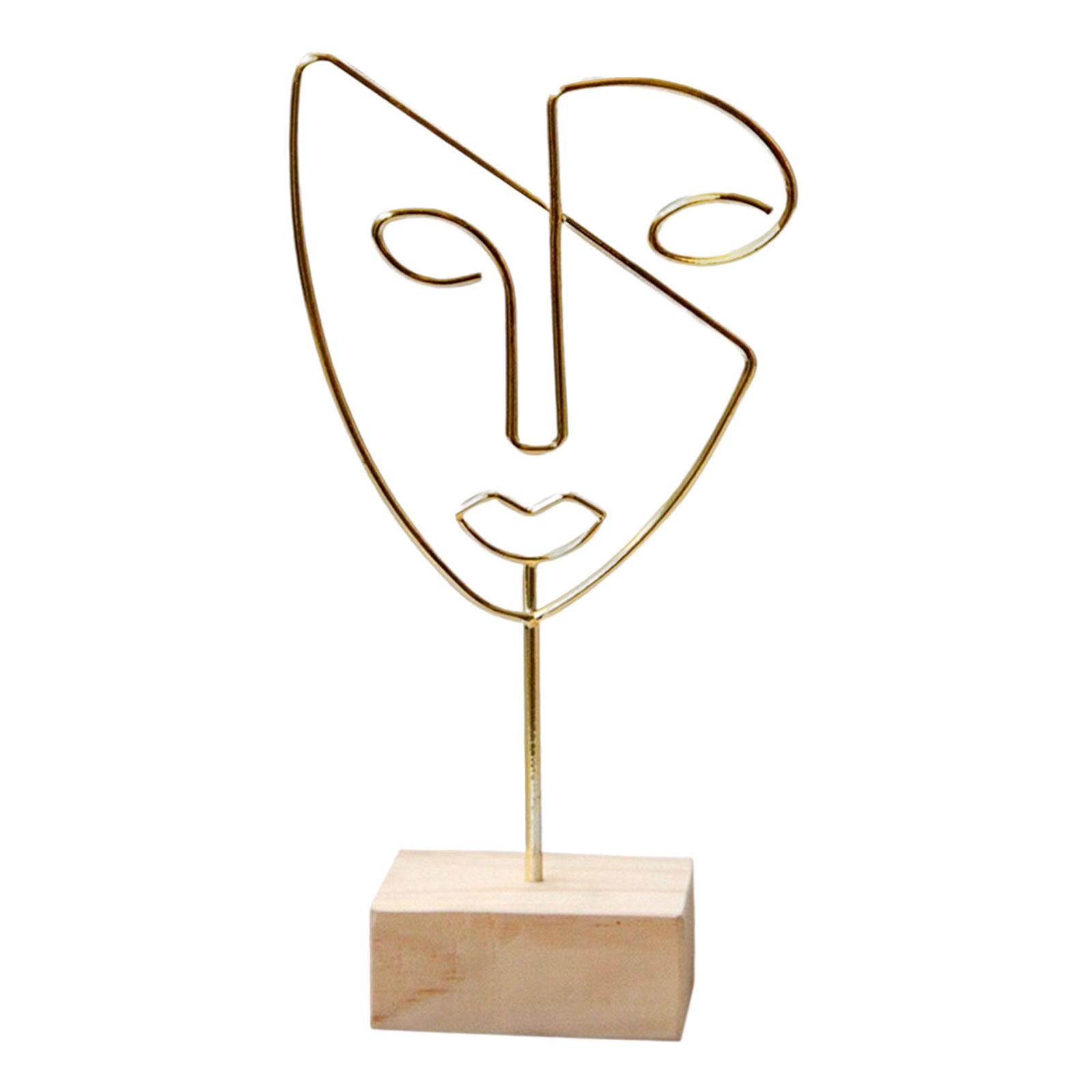 Decorative Figure Face Abstrac - Resin Art Studio review and price