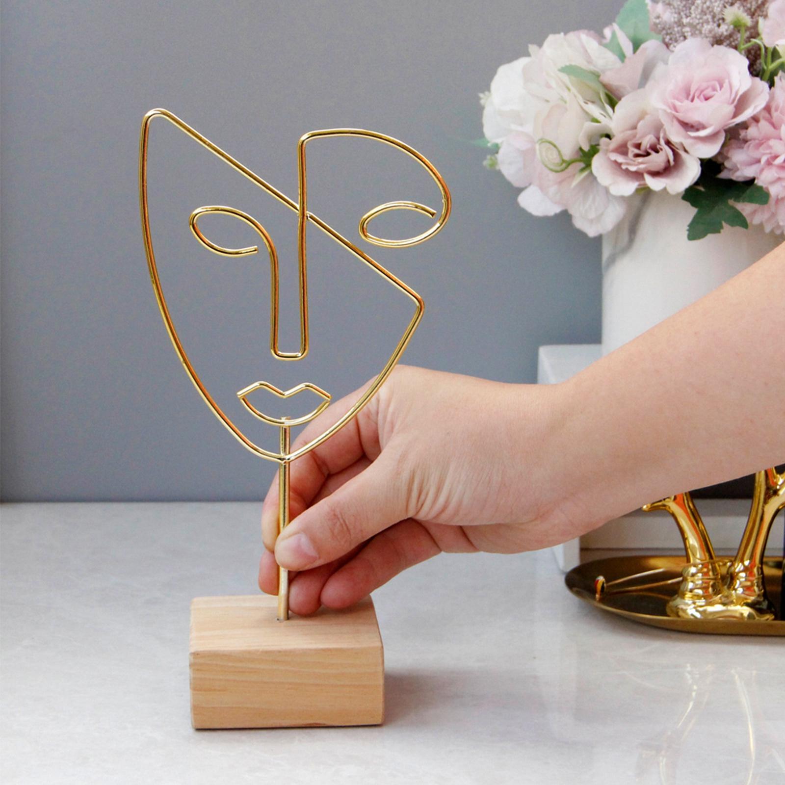 Decorative Figure Face Abstrac - Resin Art Studio review and price