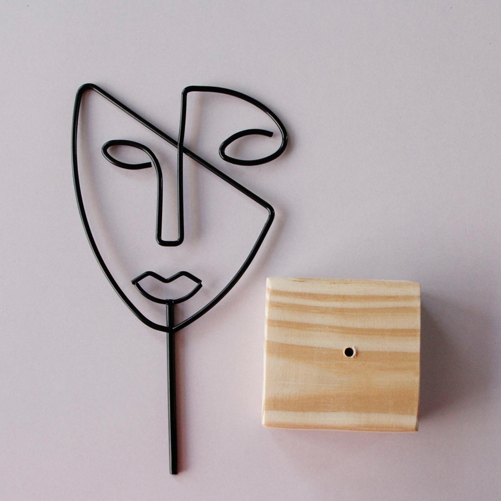 Decorative Figure Face Abstrac - Resin Art Studio review and price