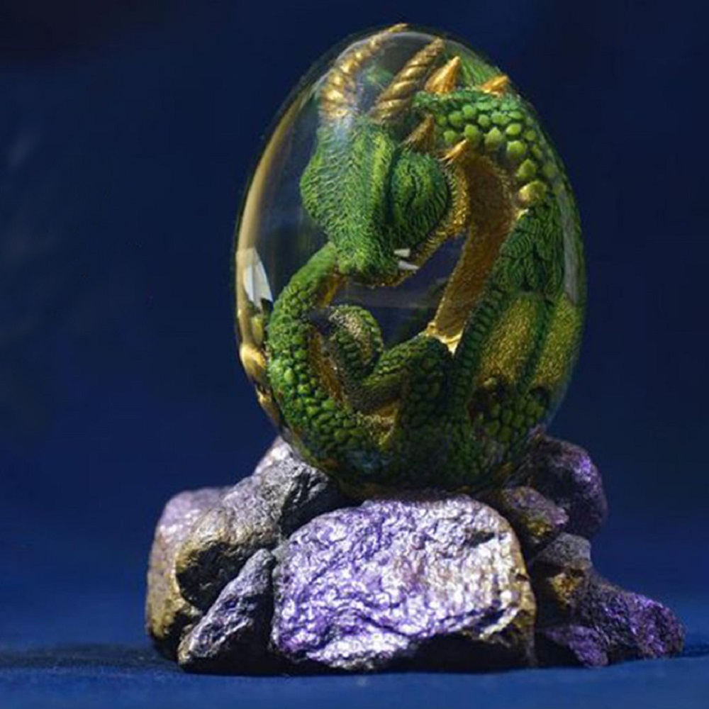 Lava Dragon Egg Statue With St - Resin Art Table Top review and price