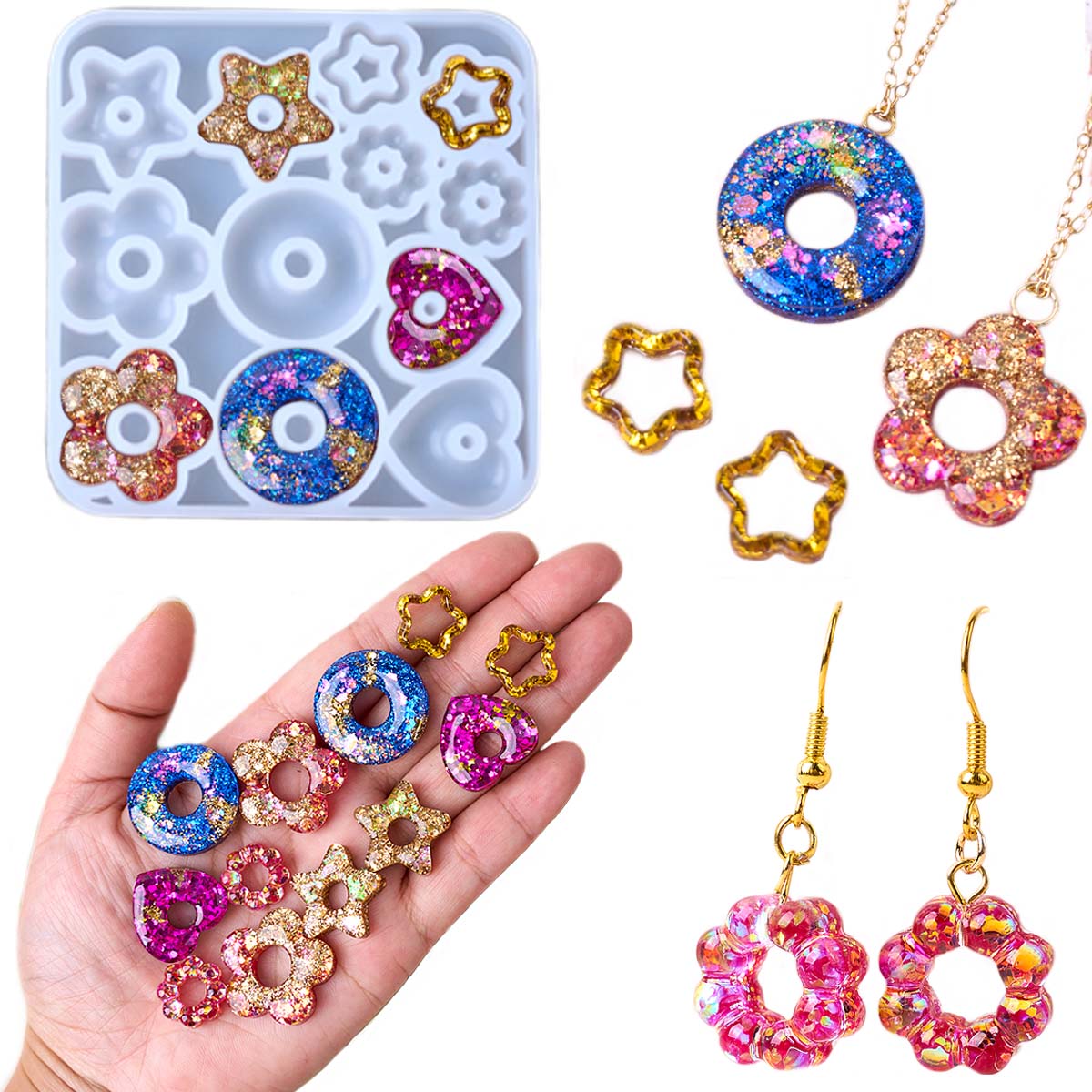 Multifuntional Jewelry Silicon - Resin Art Mold review and price
