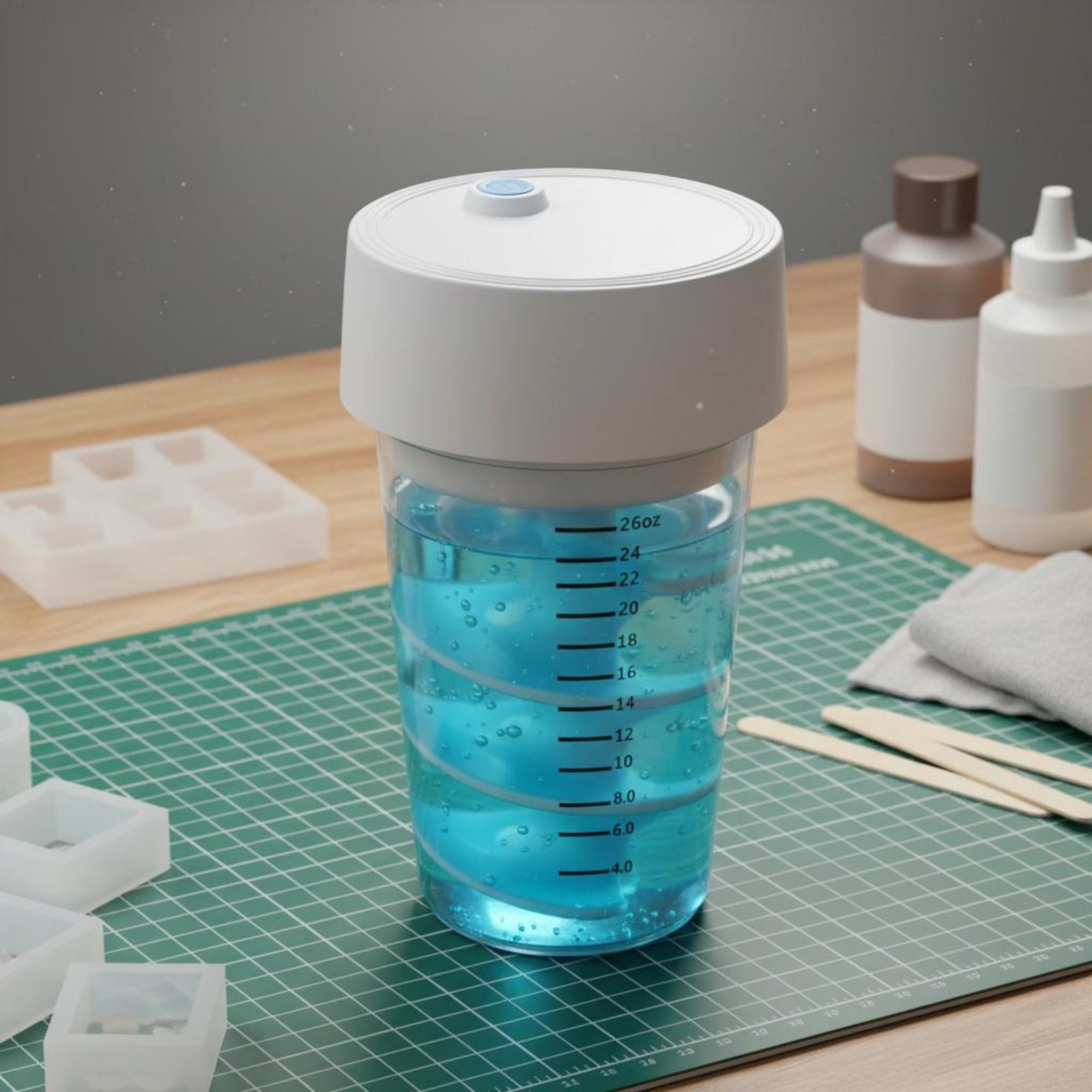 Automatic Resin Mixer Handseff - Resin Art Studio review and price