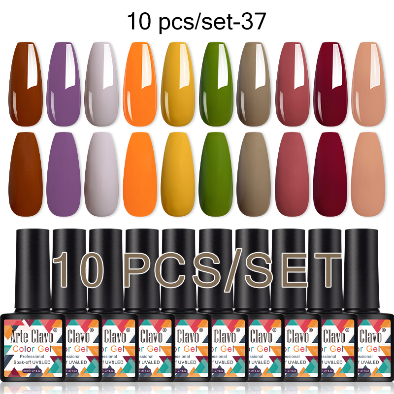 Arte Clavo 10Pcs Gel Nail Poli - Resin Art All review and price