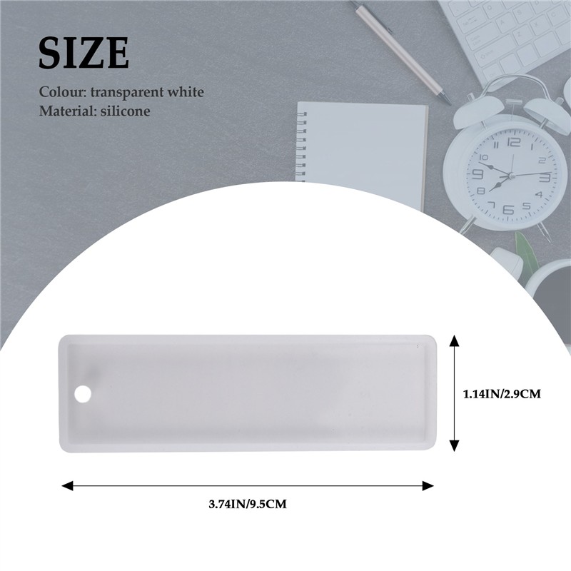 The New 6 Pcs/set Rectangle Si - Resin Art Bookmark review and price