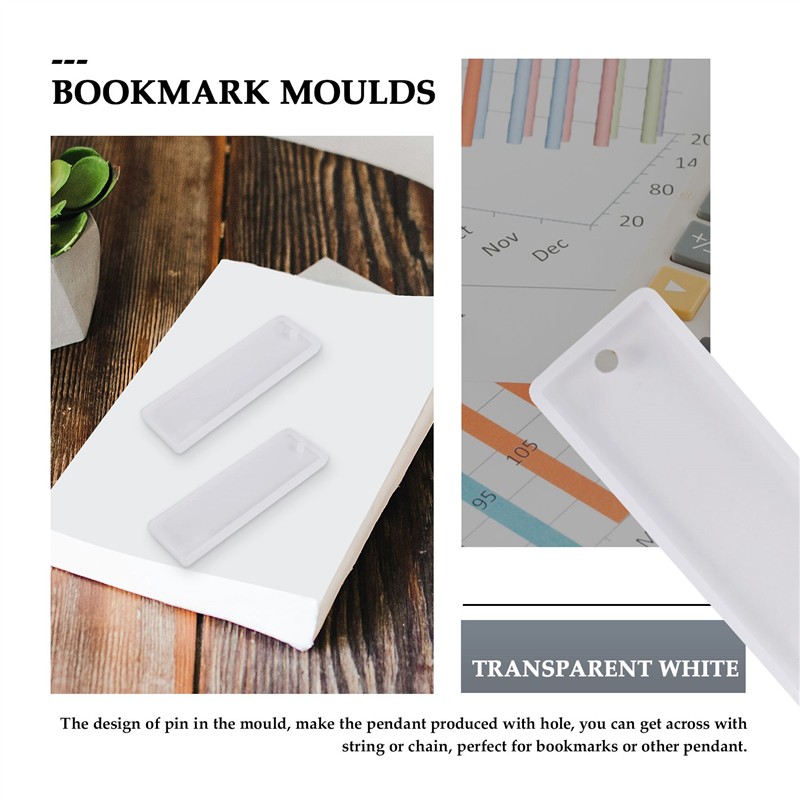 The New 6 Pcs/set Rectangle Si - Resin Art Bookmark review and price