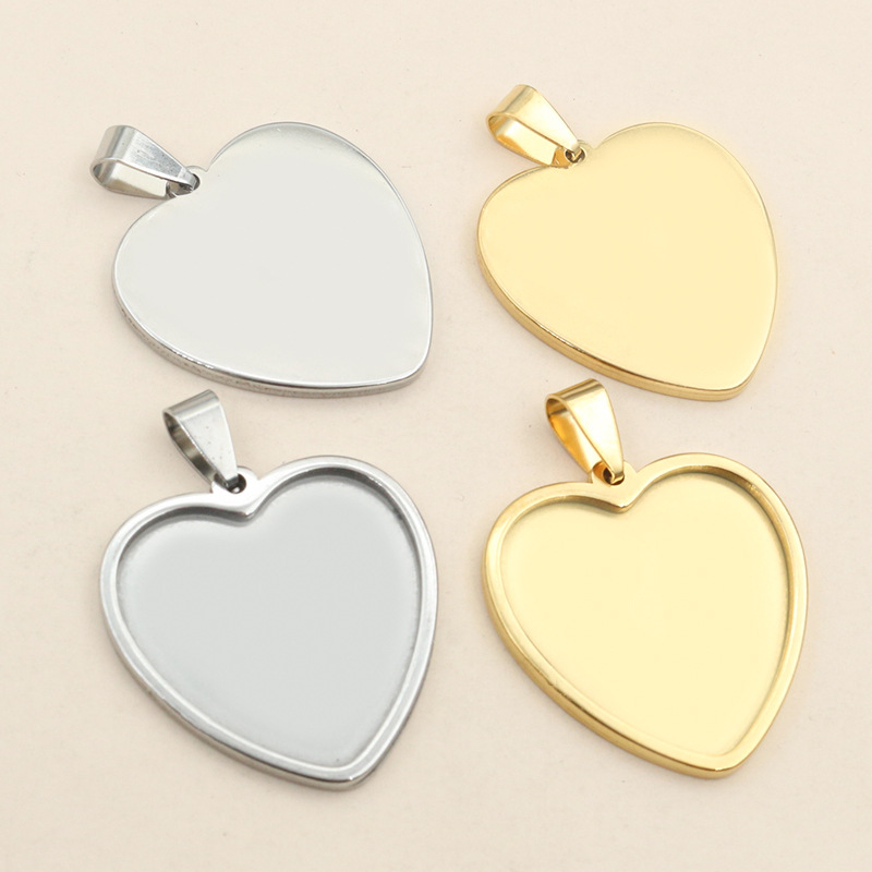5Pcs Stainless Steel Heart Bla - Resin Art Necklace review and price