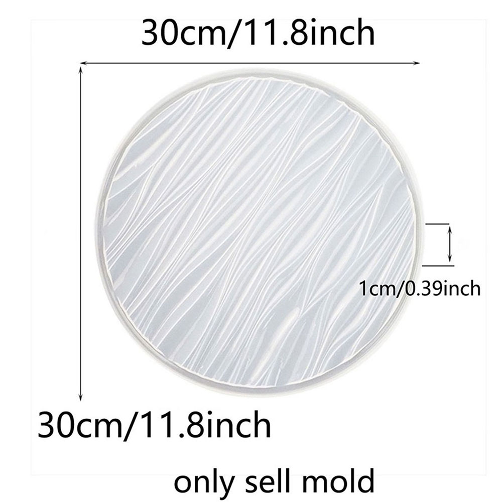 Large Round Tray Silicone Mold - Resin Art Letters review and price