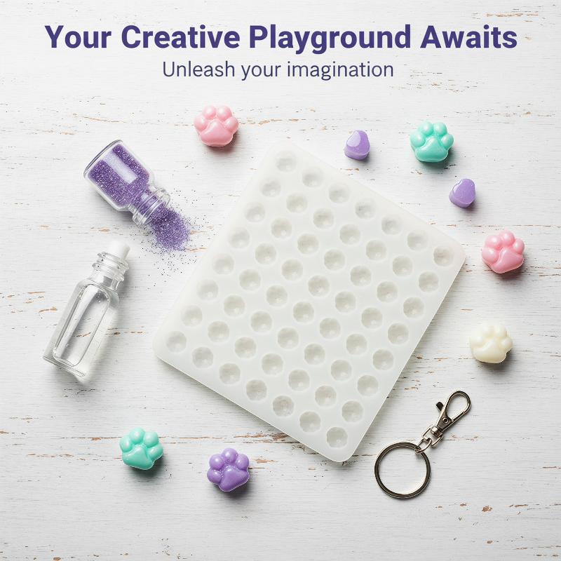 Mini Cat Paw Silicone Jewelry  - Resin Art Class review and price