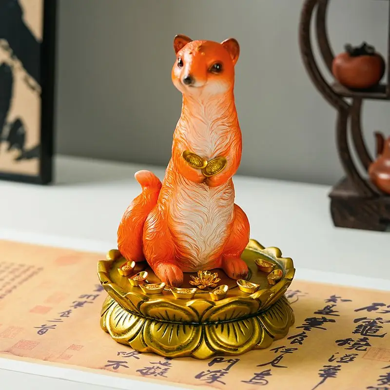 Wong Tai Sin Ornament Weasel S - Resin Art Table Top review and price