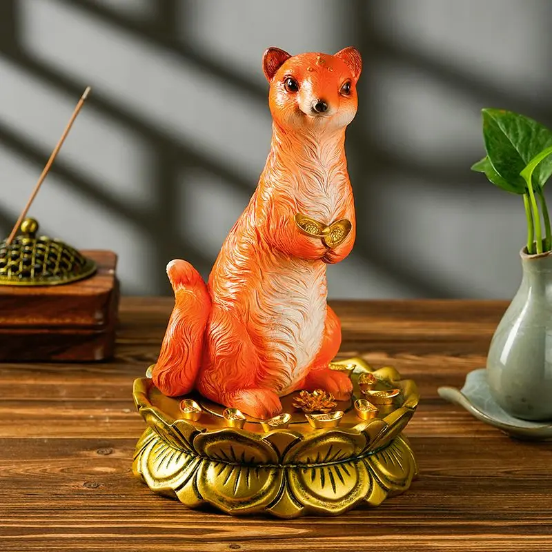 Wong Tai Sin Ornament Weasel S - Resin Art Table Top review and price