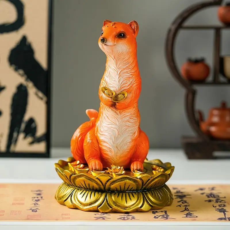 Wong Tai Sin Ornament Weasel S - Resin Art Table Top review and price