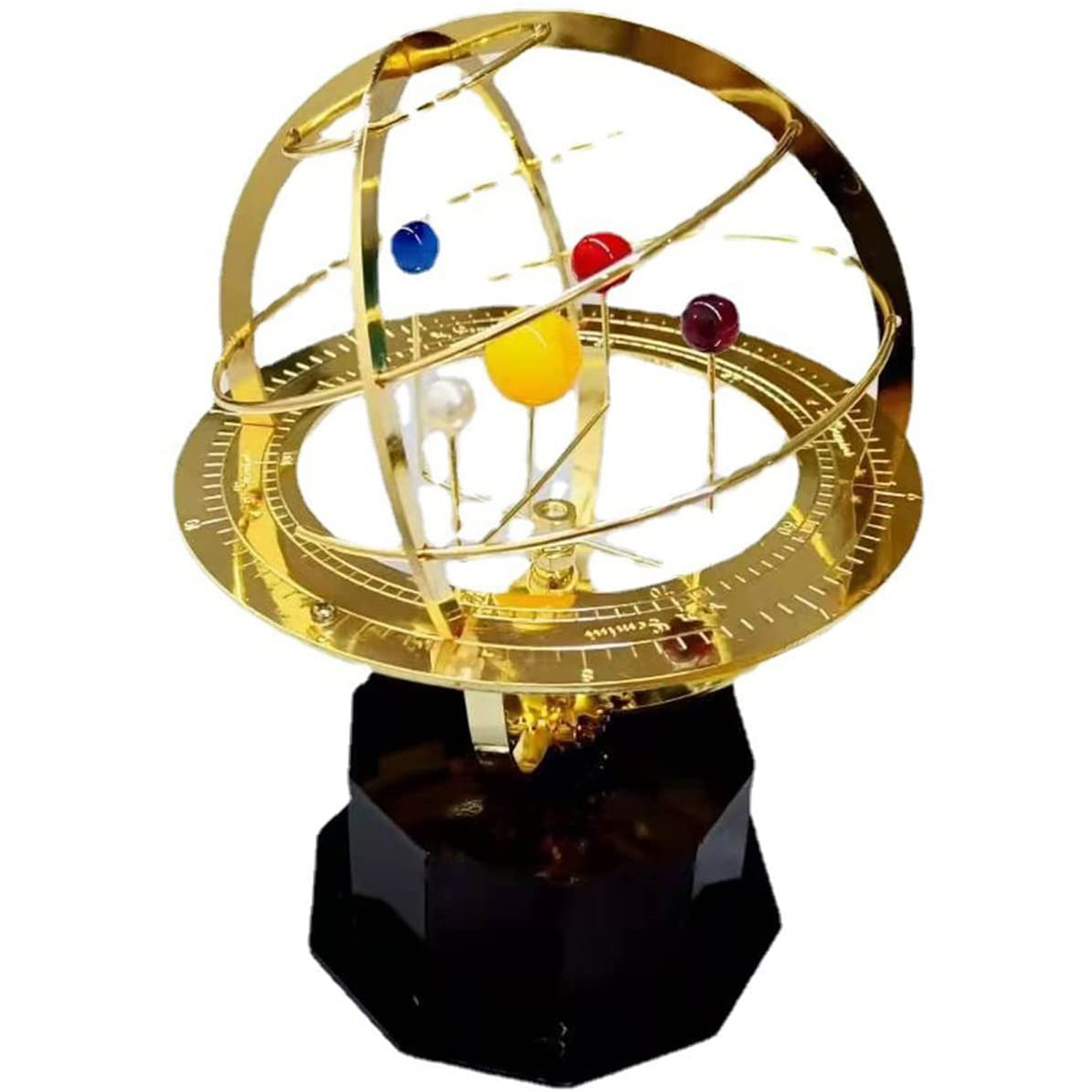 Rotating Solar System Metal Or - Resin Art Table Top review and price
