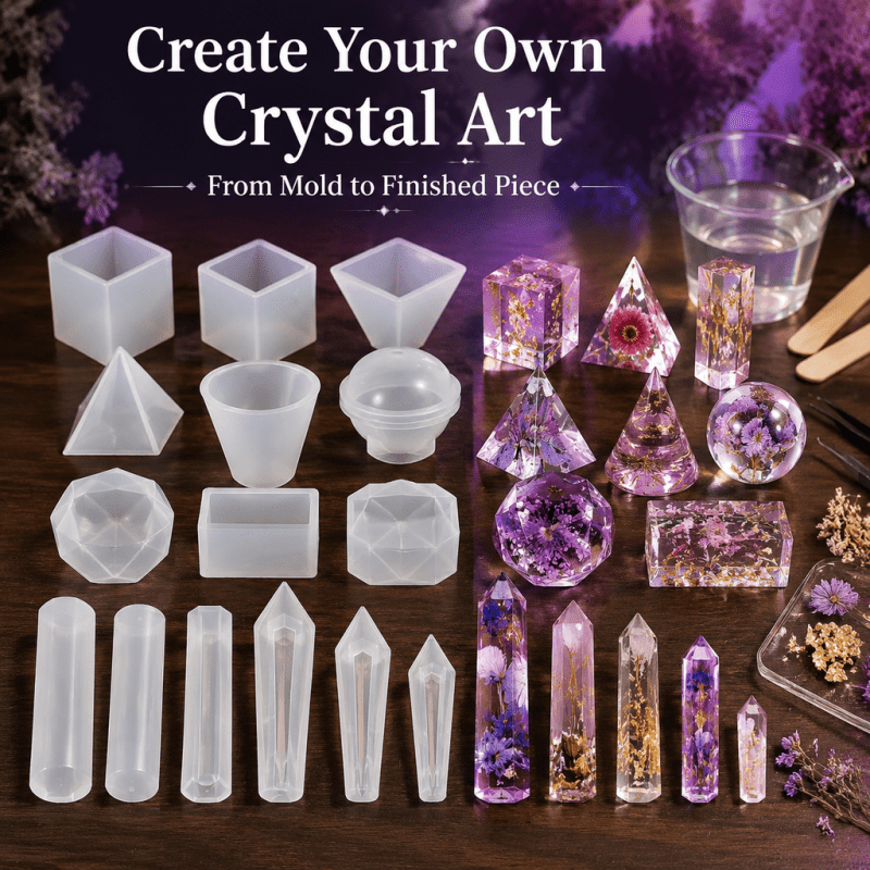15pcs Crystal Resin Silicone M - Resin Art Things review and price