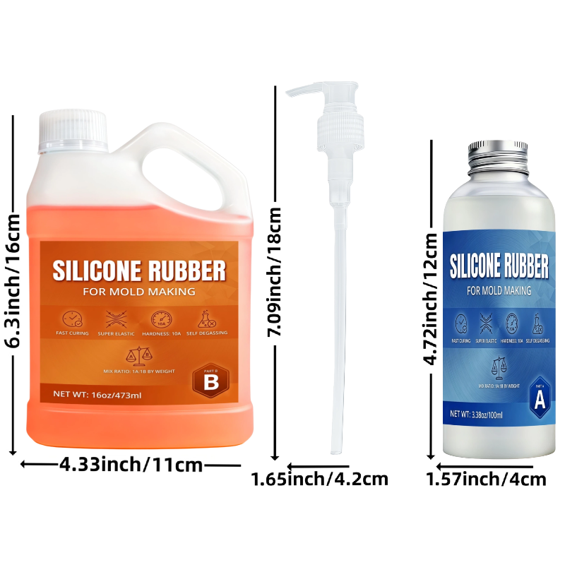 Durable Liquid Rubber Material - Resin Art Mold review and price