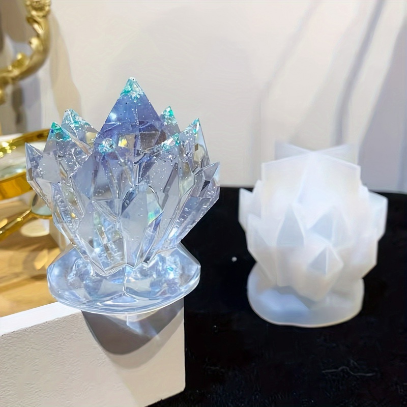 1pcCrystal Cluster Decorative  - Resin Art Mold review and price