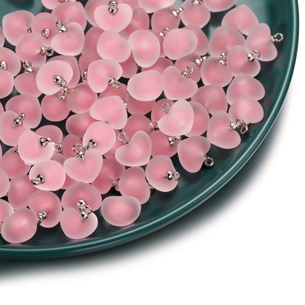 10pcs/lot Resin Frosted Multic - Resin Art Necklace review and price