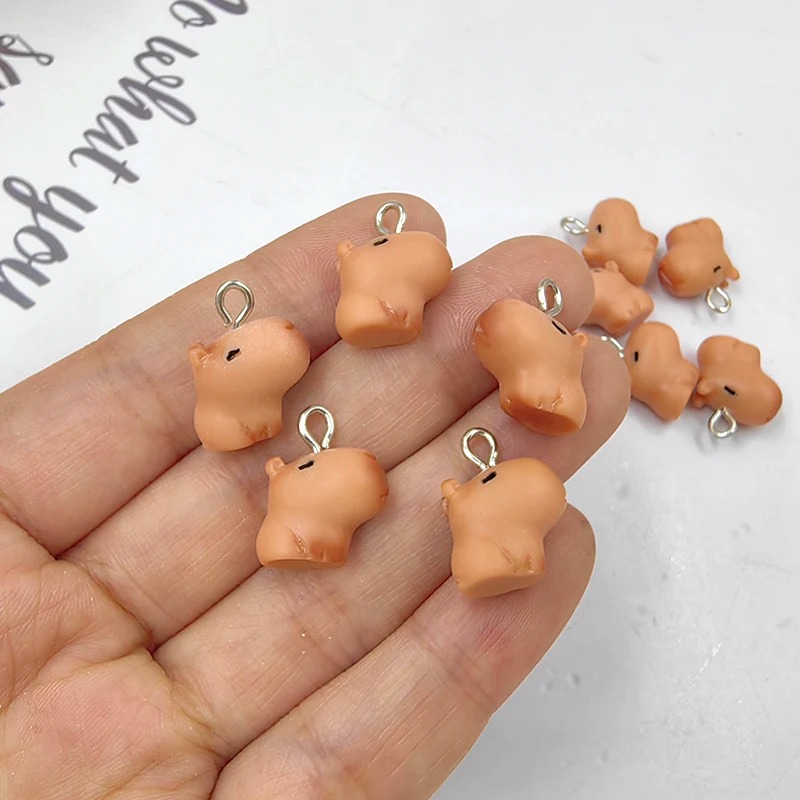 10pcs Cute Small Capybara Char - Resin Art Essentials review and price