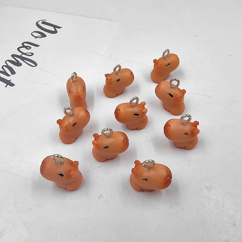 10pcs Cute Small Capybara Char - Resin Art Essentials review and price