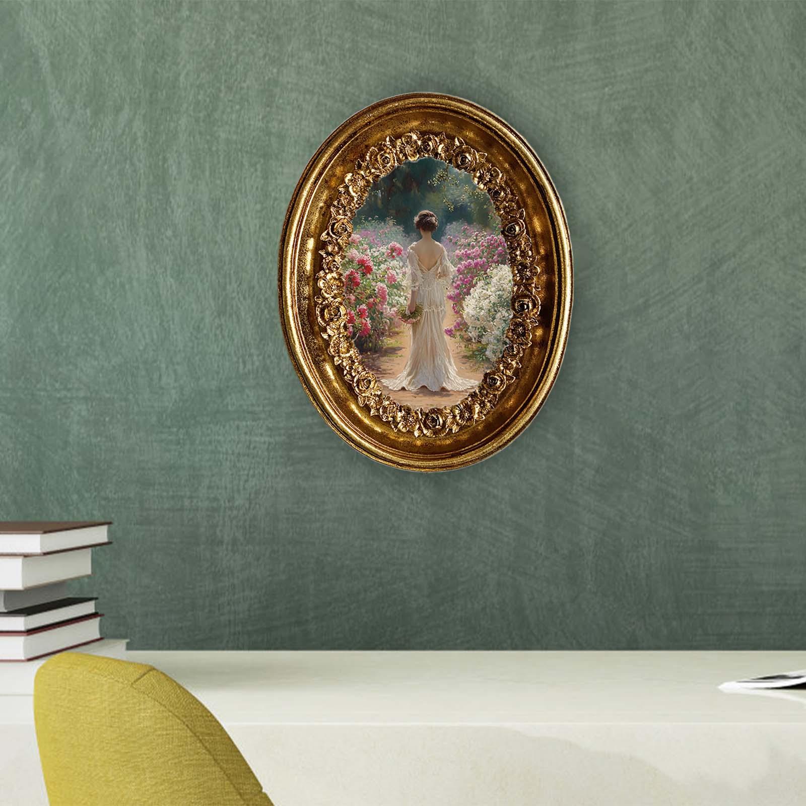 Vintage Oval Photo Frame 5.8x7 - Resin Art Studio review and price