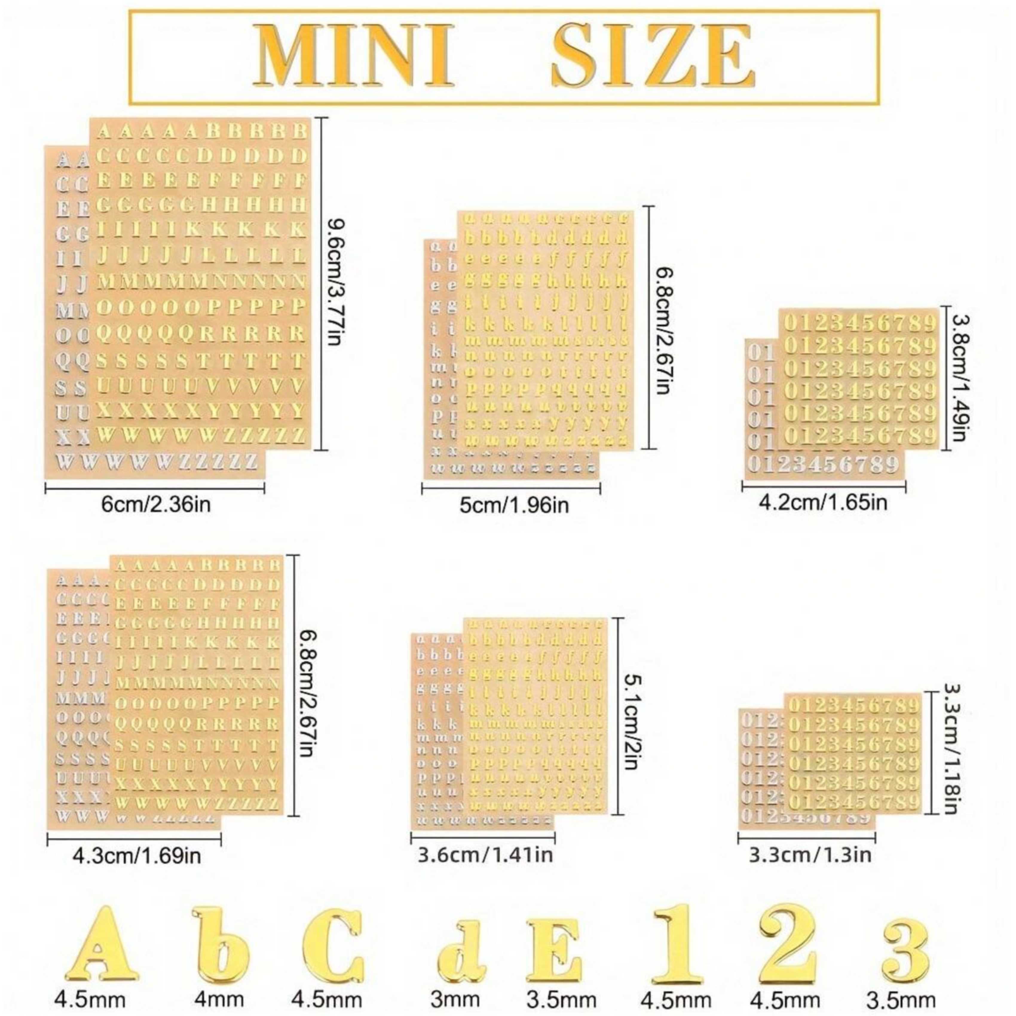 12 Letter Resin Stickers, Mini - Resin Art Letters review and price
