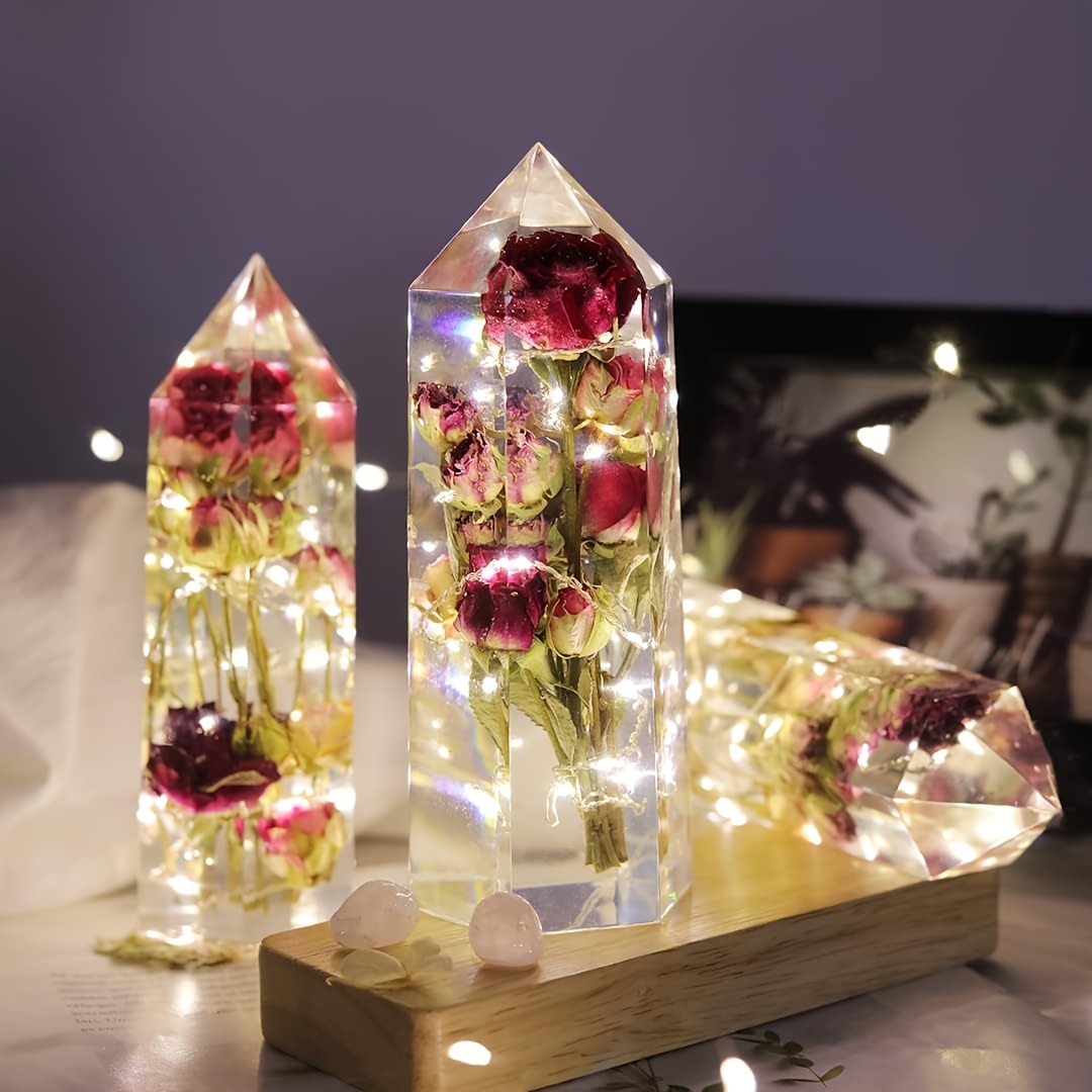 1Pcs Crystal Tower Resin Silic - Resin Art Mold review and price