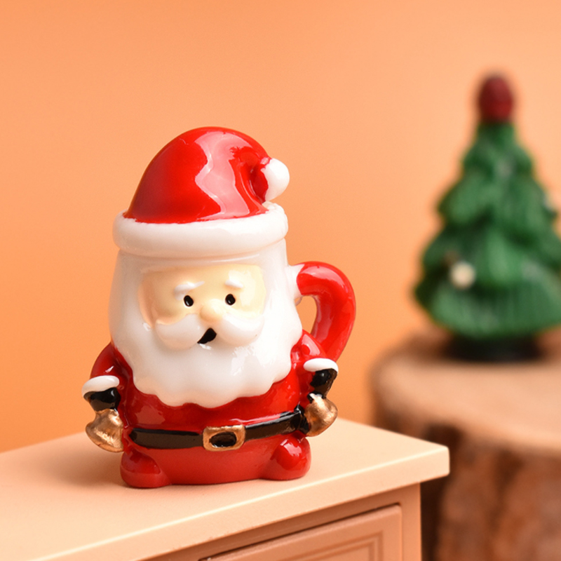 Mini Santa Teacup Ornament - R - Resin Art Things review and price
