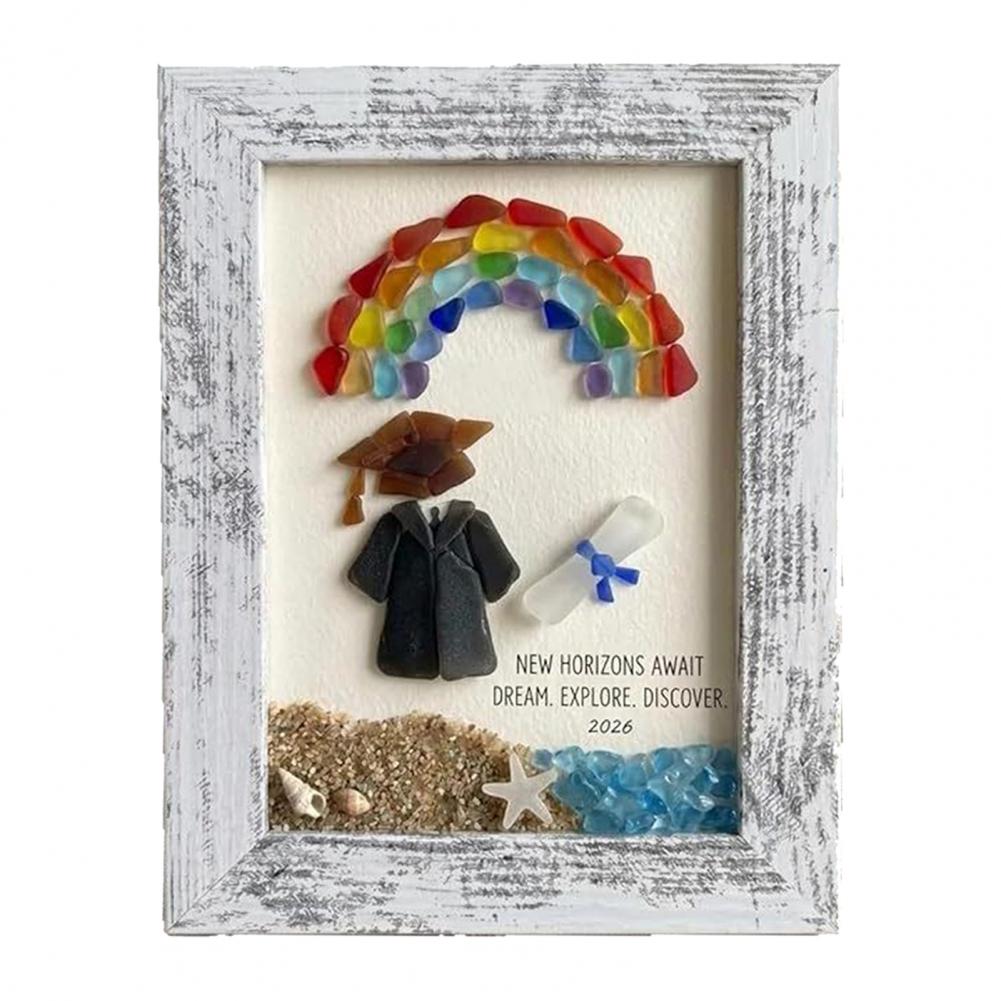 Sea Glass Frame Art Coastal St - Resin Art Class review and price