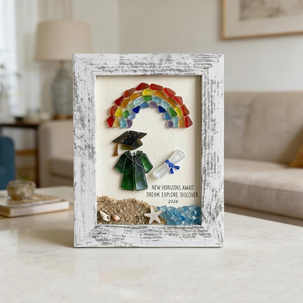 Sea Glass Frame Art Coastal St - Resin Art Class review and price