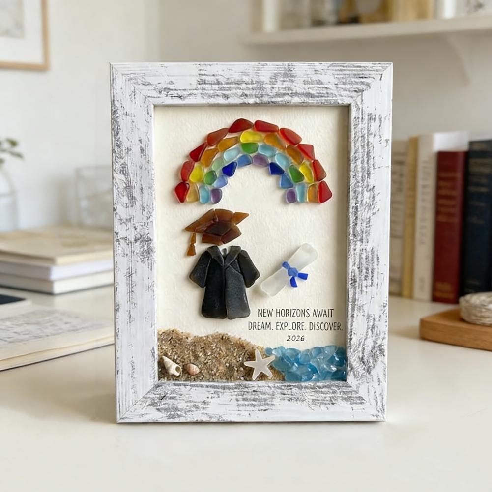 Sea Glass Frame Art Coastal St - Resin Art Class review and price