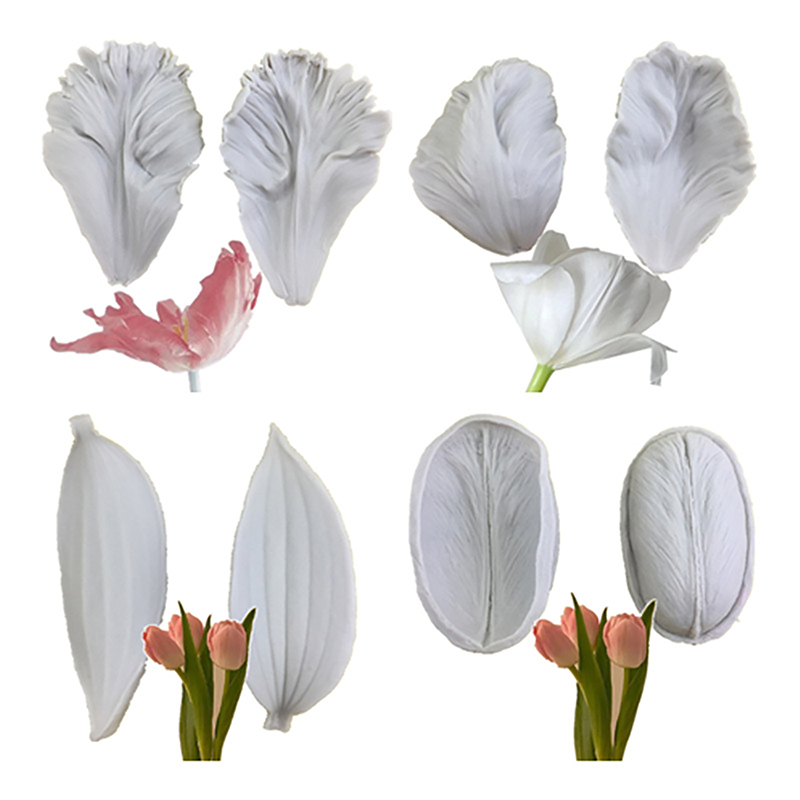 HOT! 2Pcs Tulip Petal Silicone - Resin Art Clay review and price