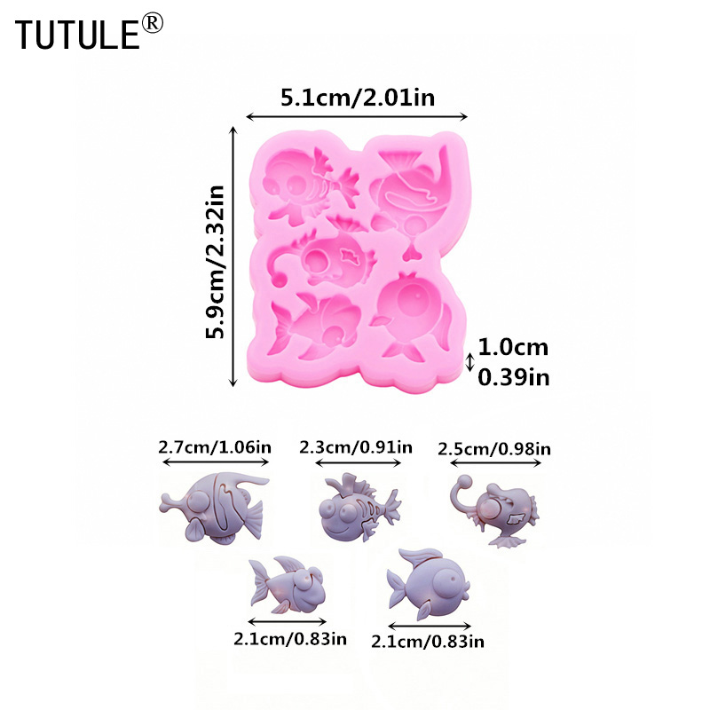 DIY Small Fish Flip Candy Choc - Resin Art Mold review and price