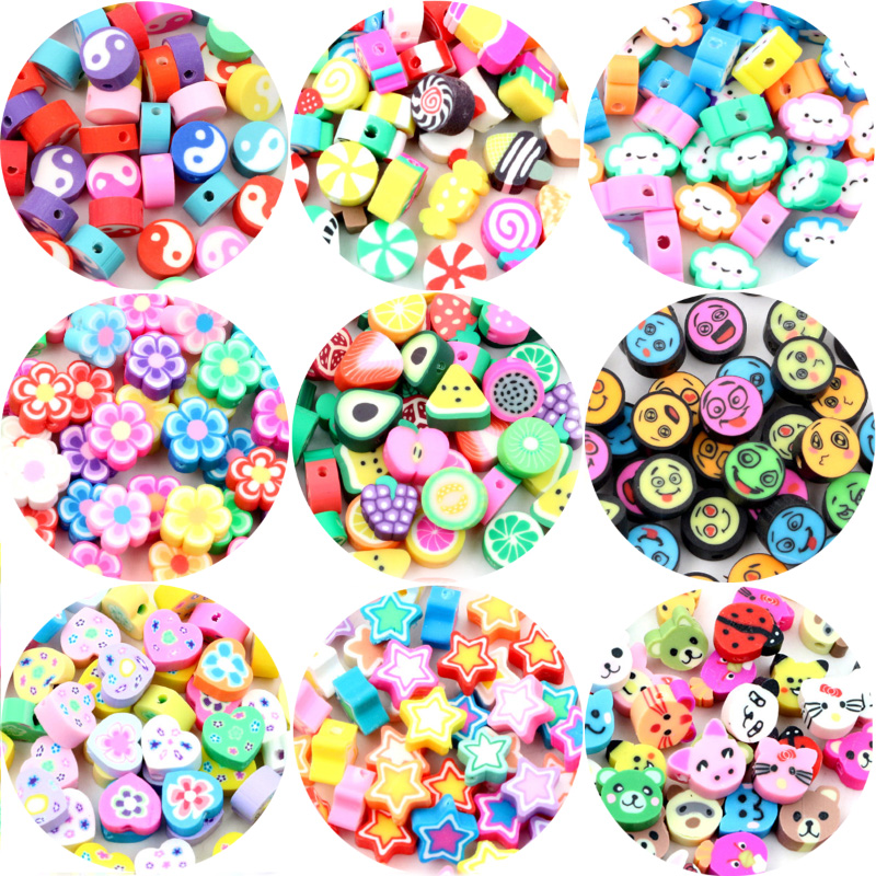 50pcs 10mm Mixed Colors Fruit  - Resin Art Clay review and price