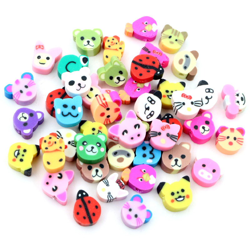50pcs 10mm Mixed Colors Fruit  - Resin Art Clay review and price